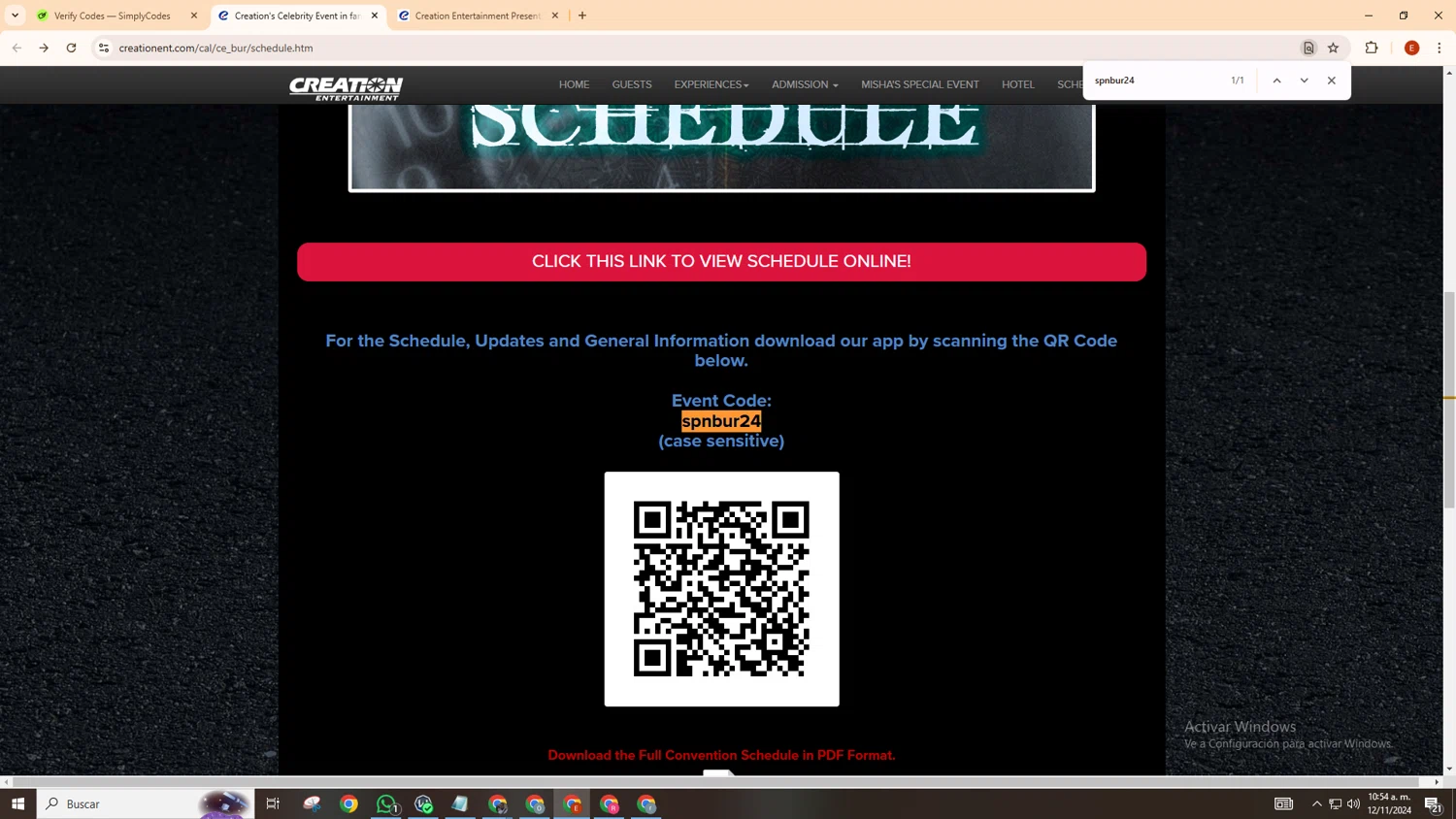Creation Entertainment checkout page showing Creation Entertainment coupon code box | Screenshot taken by SimplyCodes community member on Nov 12, 2024