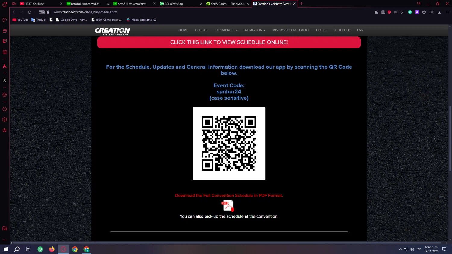 Creation Entertainment checkout page showing Creation Entertainment coupon code box | Screenshot taken by SimplyCodes community member on Nov 12, 2024