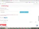 Creativebug coupon verification screenshot