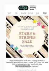 Starsandstripes20 coupon verification screenshot
