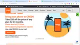 Credo Mobile coupon verification screenshot
