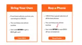 Credo Mobile coupon verification screenshot