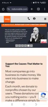 Credo Mobile coupon verification screenshot