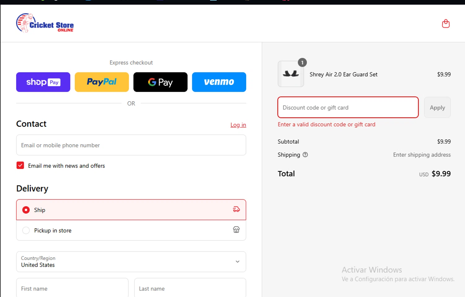 Cricket Store Online coupon code screenshot showing code MEMORIALDAY25 applied at Cricket Store Online checkout page. Uploaded by SimplyCodes community member Lestara_23 on Jun 6, 2025