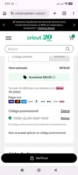 TWSD-QLZW-SAB7-T6Q9 coupon verification screenshot