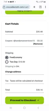 DJHANDYMANSERVICES15 coupon verification screenshot