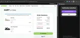 Crocs coupon verification screenshot