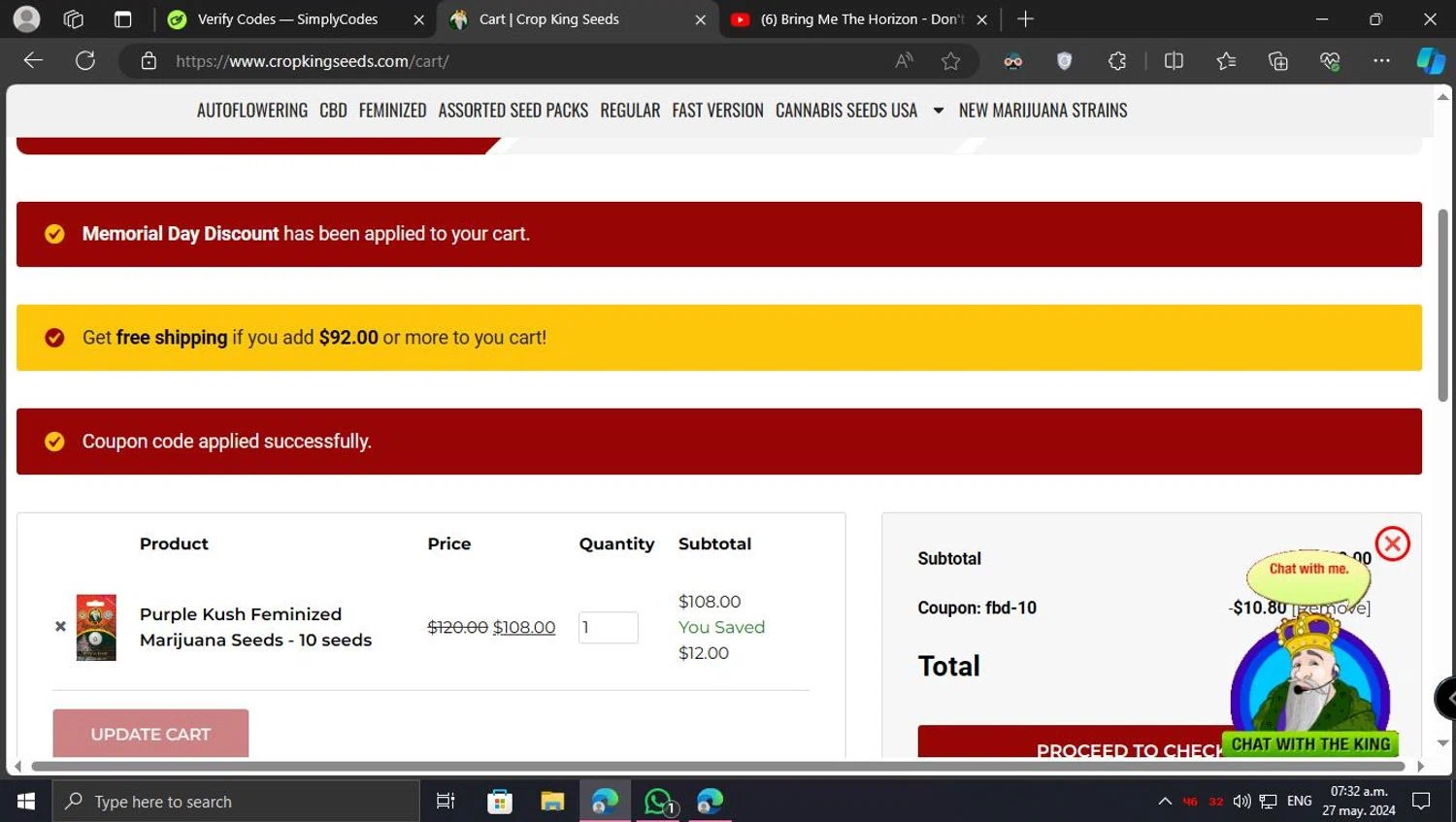 how to use Crop King Seeds coupons