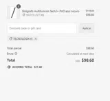 TECH15 coupon verification screenshot