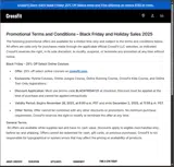 BLACKFRIDAY25 coupon verification screenshot