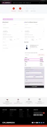 CRFML7 coupon verification screenshot