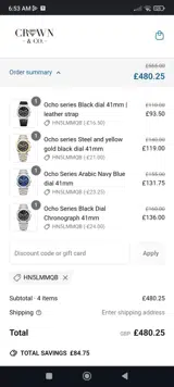 HN5LMMQB coupon verification screenshot