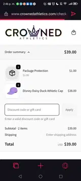 10OFF coupon verification screenshot