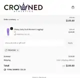 PRINCESS coupon verification screenshot