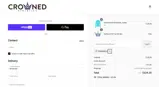 CROWNED10 coupon verification screenshot