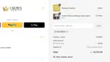Crown Vanity coupon verification screenshot