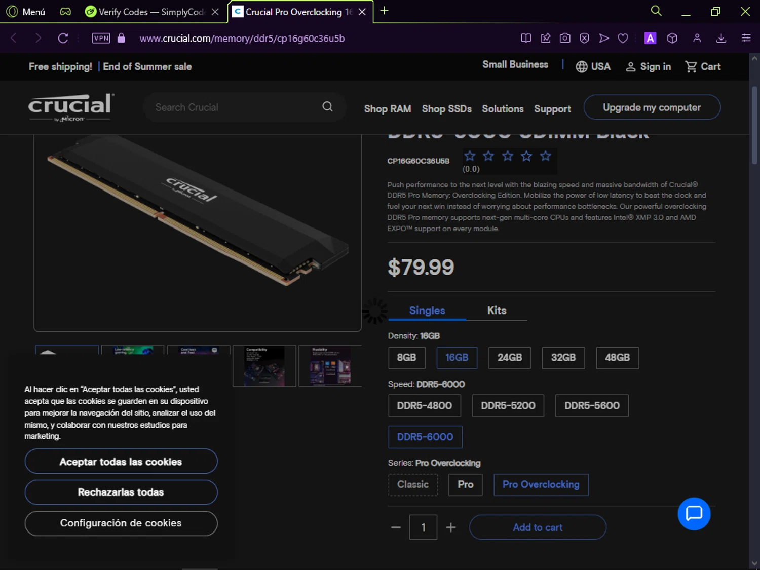 where to use Crucial UK promo code box