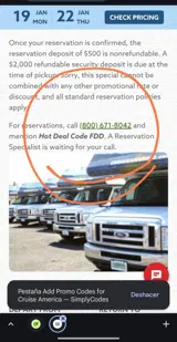 FDD coupon verification screenshot