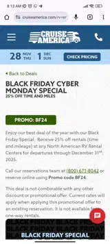 BF24 coupon verification screenshot