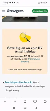 RT100 coupon verification screenshot