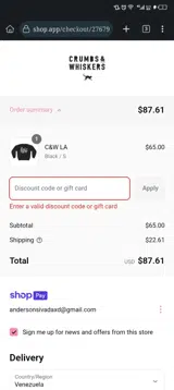 Summer20 coupon verification screenshot