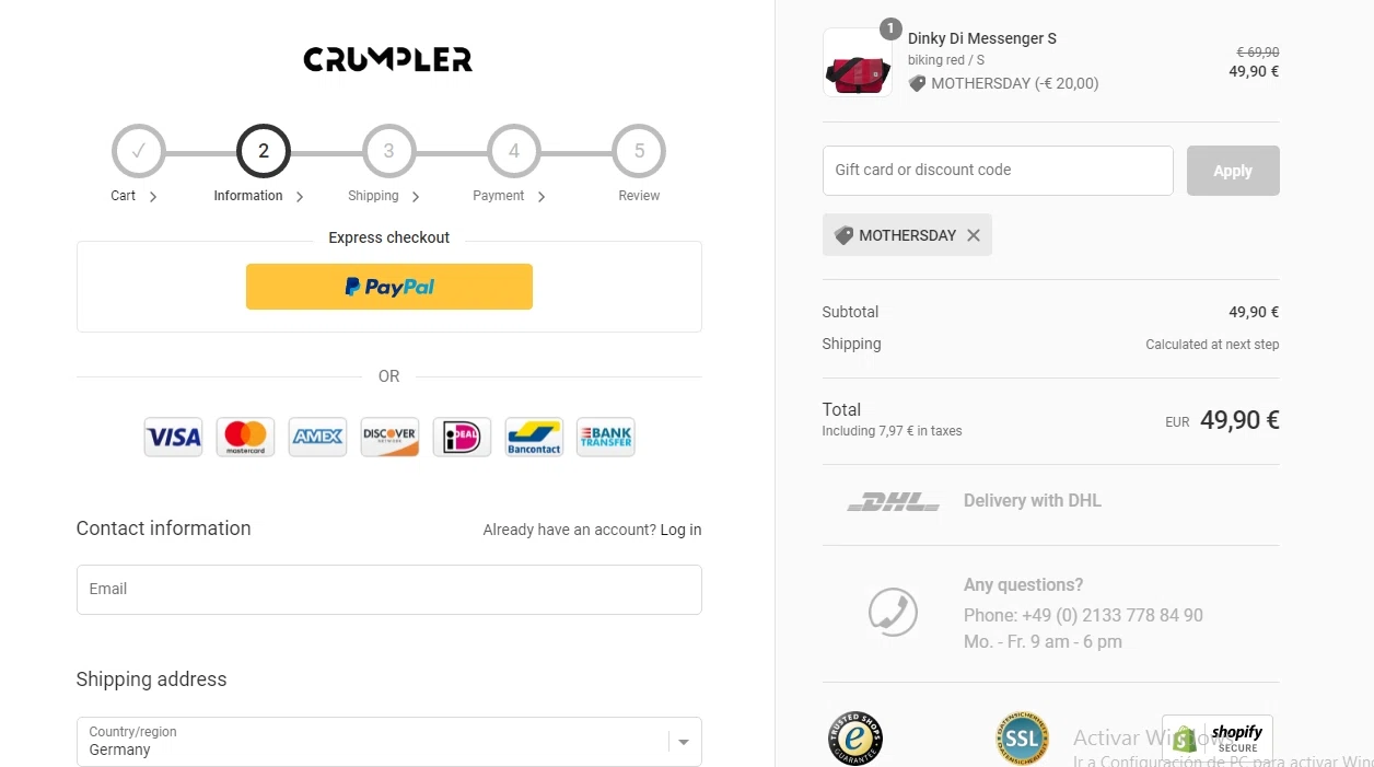 how to use Crumpler coupons