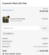 close35 coupon verification screenshot