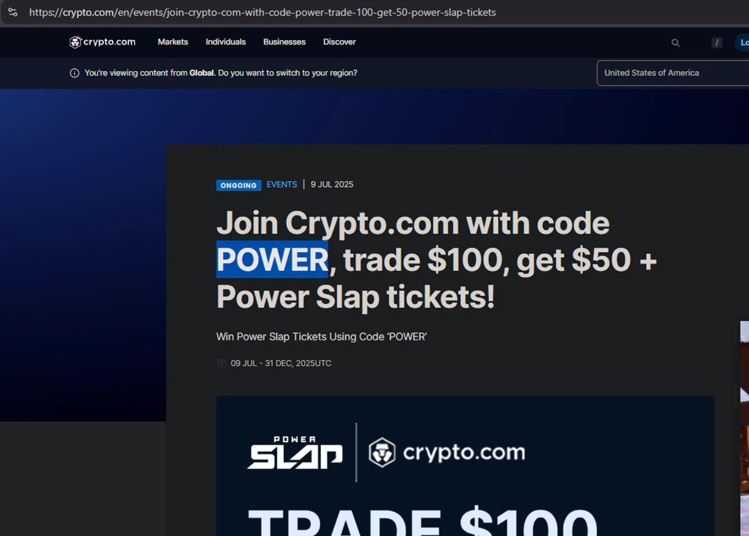 Crypto.com Promo Codes - $50 Off Coupons Jan 2026