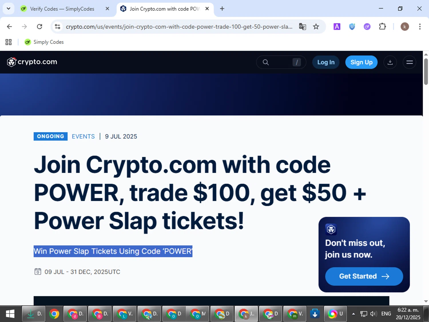 Crypto.com Promo Codes - $50 Off Coupons Jan 2026