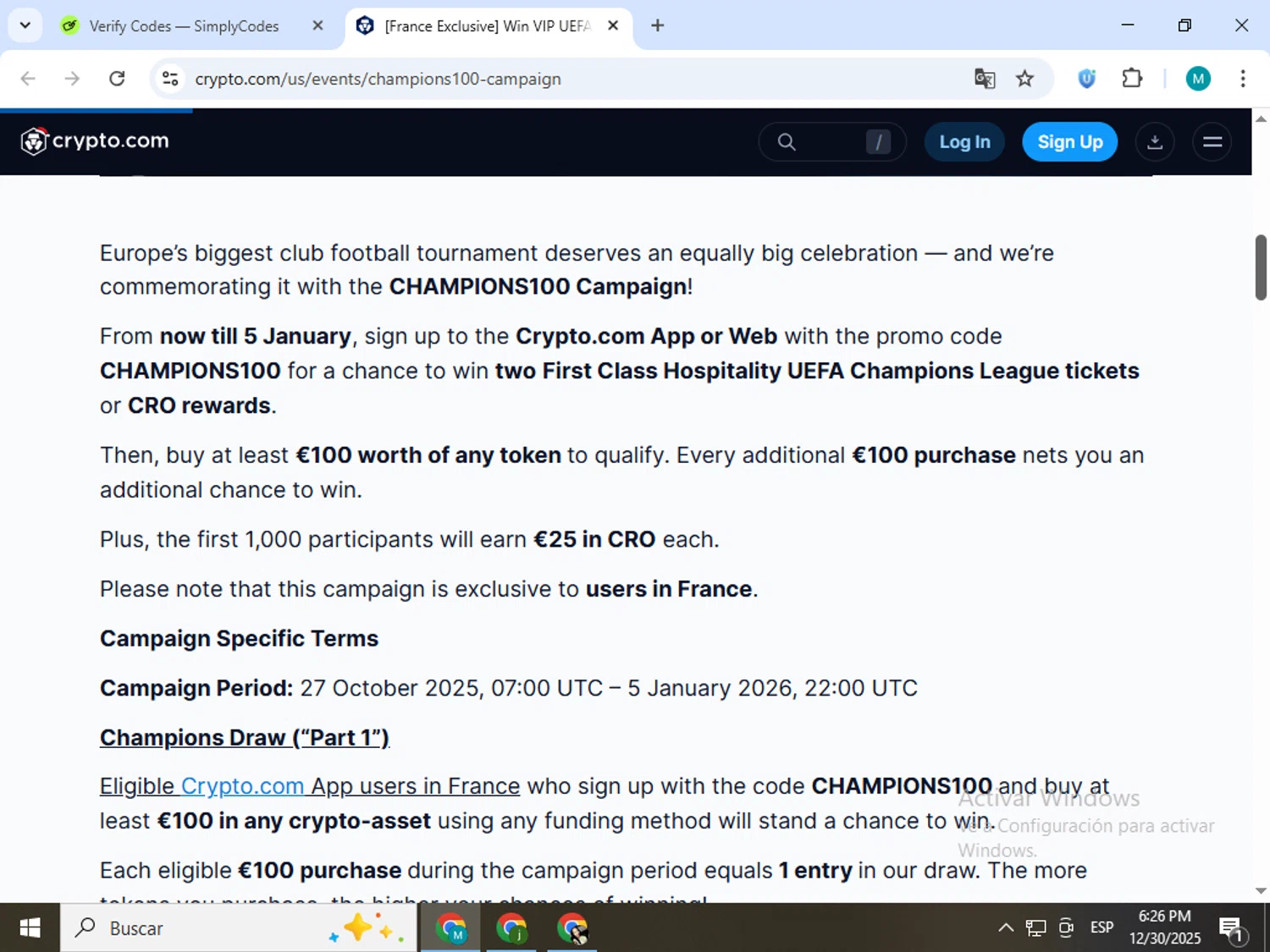 Crypto.com Promo Codes - $50 Off Coupons Jan 2026
