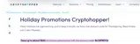 Cryptohopper coupon verification screenshot