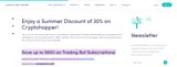 Cryptohopper coupon verification screenshot
