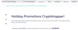 Cryptohopper coupon verification screenshot