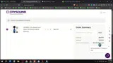 CRYSOUND coupon verification screenshot