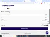 CRYSOUND coupon verification screenshot