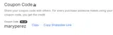 CRYSOUND coupon verification screenshot