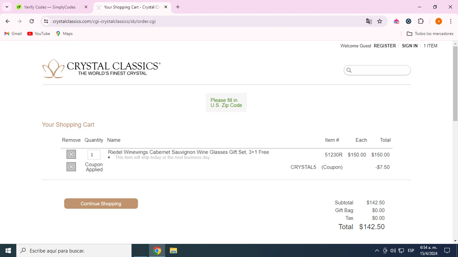 Crystal Classics Coupons 15 Off Promo Codes in August 2024 SimplyCodes