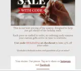 Crystal Imagery coupon verification screenshot