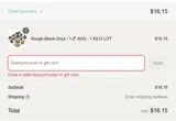 ROCK25 coupon verification screenshot