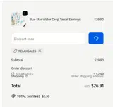 RELAXSALES coupon verification screenshot