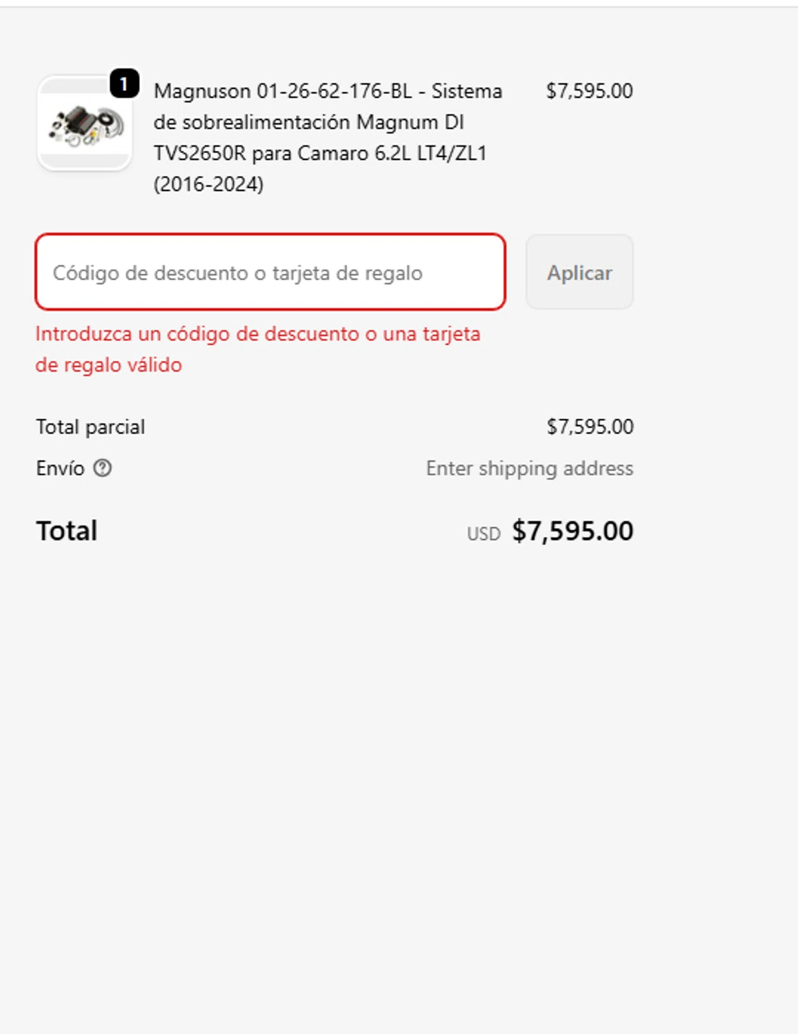 CSPRacing coupon code screenshot showing code USA applied at CSPRacing checkout page. Uploaded by SimplyCodes community member Anatacio on Dec 19, 2025