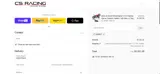 CS Racing coupon verification screenshot