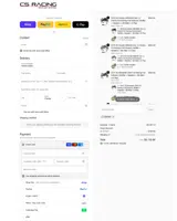 CS Racing coupon verification screenshot