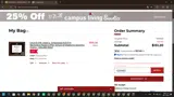 CSUSM University Bookstore coupon verification screenshot