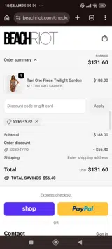 EO10QYSISQ coupon verification screenshot
