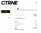 CTRNE coupon verification screenshot