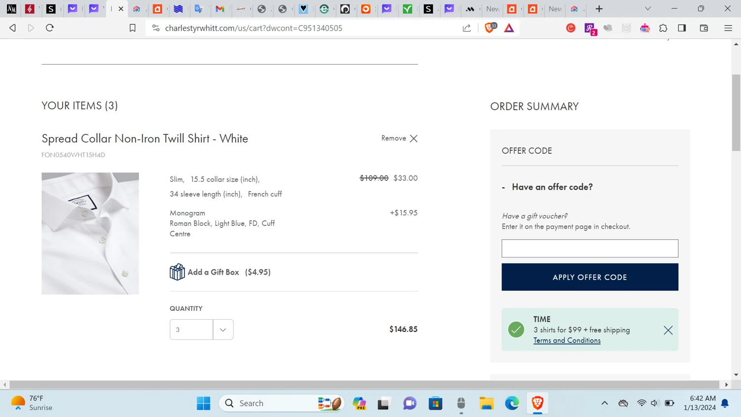 Charles Tyrwhitt Promo Codes 30 Off January 2024