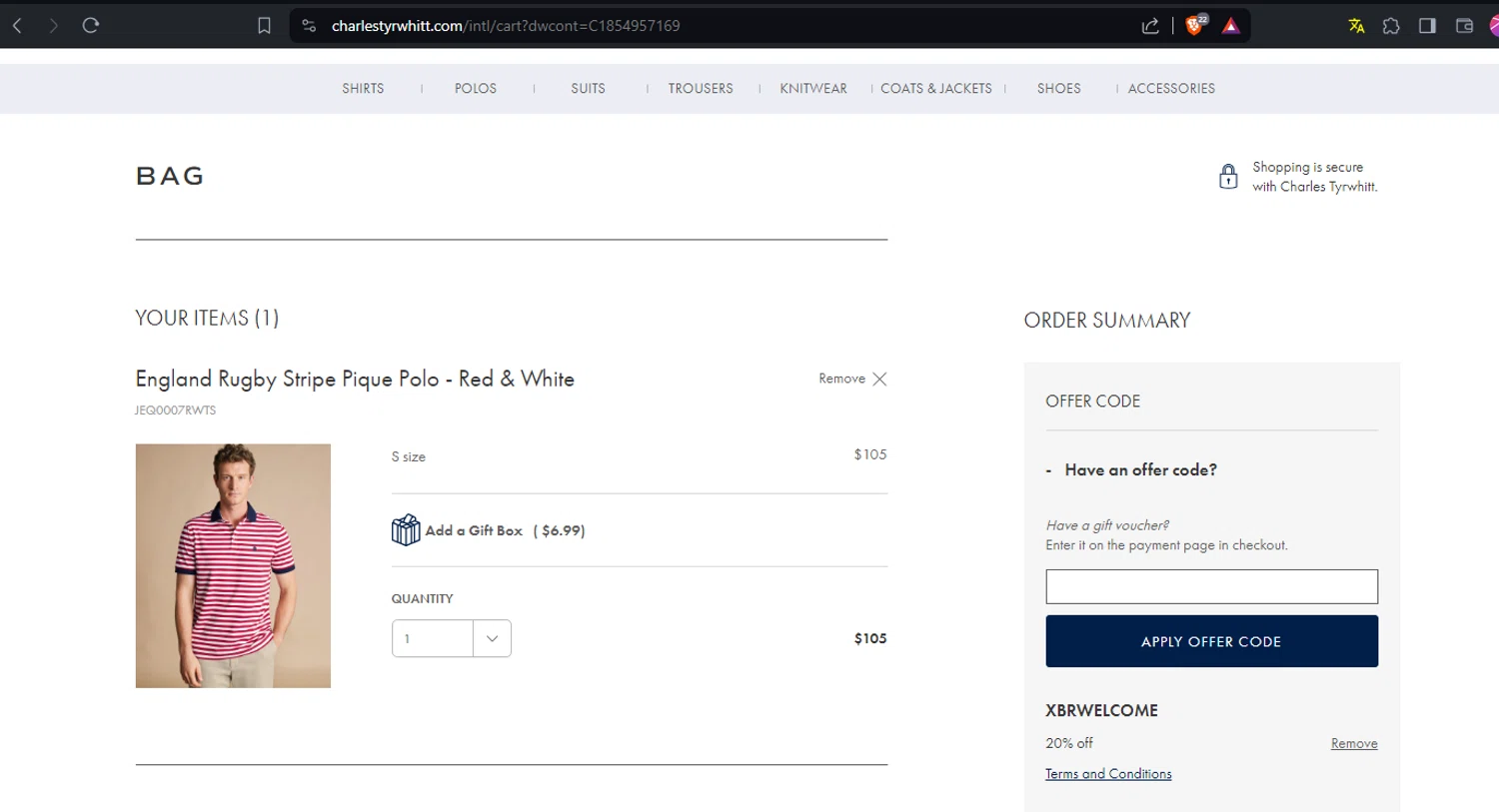 Charles Tyrwhitt Promo Codes 20 Off March 2024