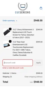 saleoff coupon verification screenshot