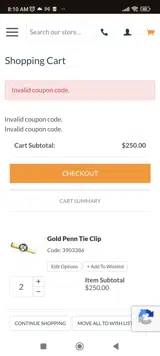 NEW20NOW coupon verification screenshot